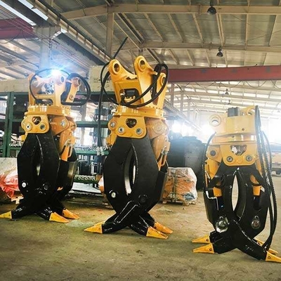 3-10 Tons Excavator Rotating Grapple For Hitachi ZX100 ZX220
