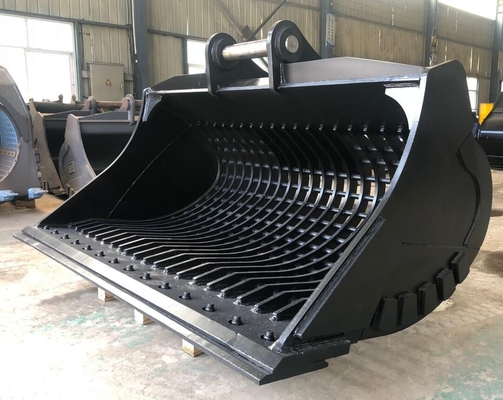 3-45 Ton Excavator Skeleton Bucket For Screening Stone In Soil