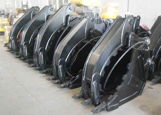 Excavator Thumb Bucket Q355 NM400 22 Ton Excavator DH220 PC220 for Log Stone Construction Waste Handling