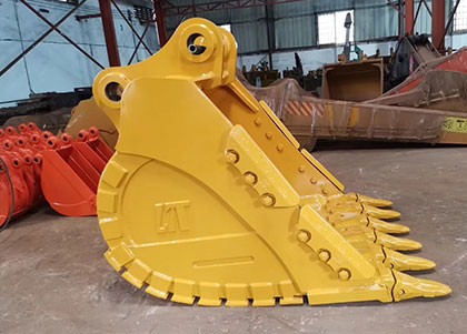 0.8m3 0.9m3 1.0m3 capacity heavy duty rock bucket for PC320 excavator with top quality and strong wear resistance.