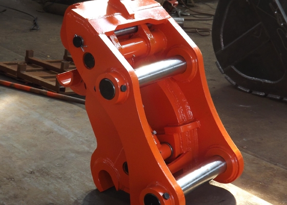 Heavy Duty Hydraulic Digging Machine Coupler / Excavator Attachment Link Made Of Q355B New Condition