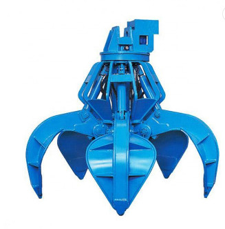 HT manufactures and sells 5-crawl orange peel grab and it suitable for 36-40 ton excavators with good quality.