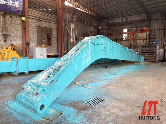 Yellow Q355B Long Reach Excavator Boom for Mining Operations Demolition ISO 9001 Certified