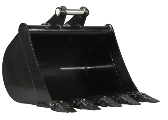 Black / Yellow Strength General Purpose Digging Bucket 220-1150kg Load Capacity