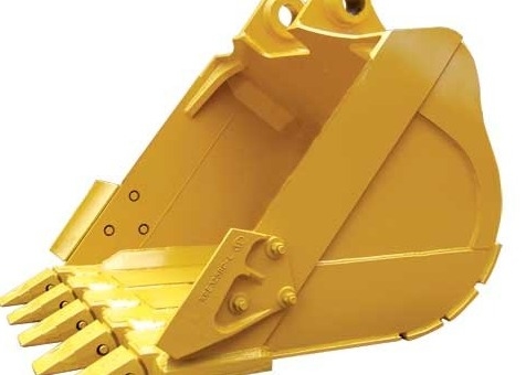 220kg-1150kg Black Yellow Excavator General Purpose Bucket With Capacity And Weight