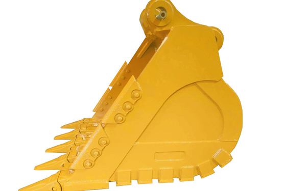Heavy Duty Q355B NM450 Excavator Bucket With Rock Teeth 1.5cbm Capacity 1200mm Cutting