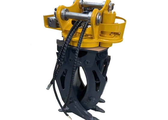 Kobelco SK220 Excavator Hydraulic Rotating Grapple For Construction