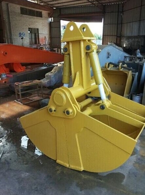 Excavator clamshell bucket available for purchase with a robust design and adaptable solutions for effective excavation.