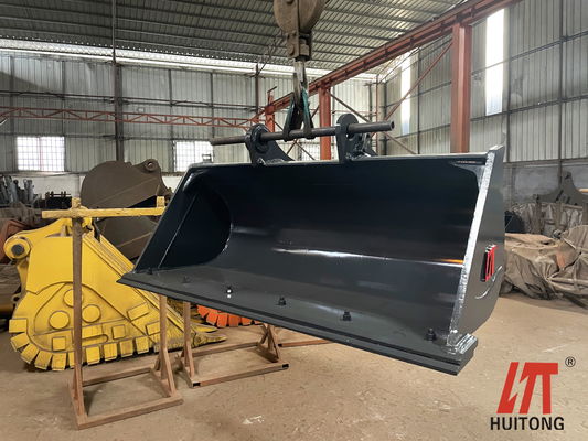 Custom Excavator Cleaning Bucket Ditching Bucket 12ton Excavator 0.5m³ PC120 CAT312 for Road Maintenance Debris Removal
