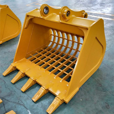 Custom Q355B Skeleton Tilting Bucket For Tractor Excavator Attachments