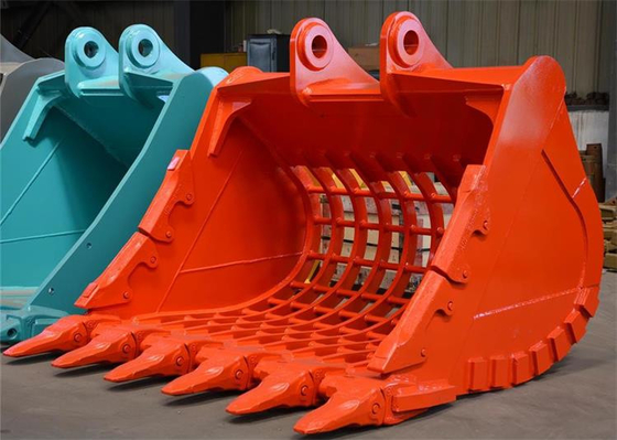 1CBM Heavy Duty Sieve Skeleton Bucket In Forestry Earthwork