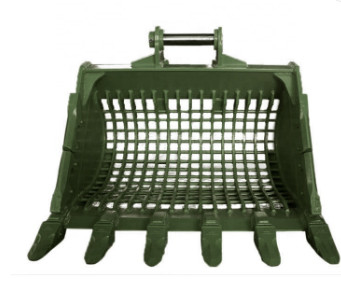 1CBM Heavy Duty Sieve Skeleton Bucket In Forestry Earthwork