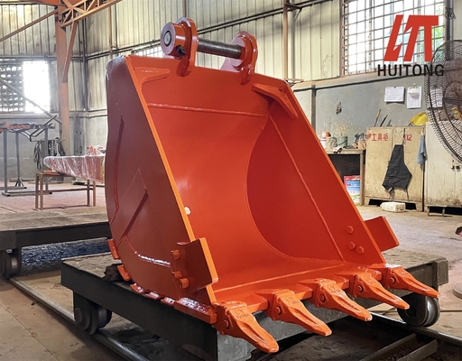 Black And Yellow All Purpose Excavator Bucket / General Purpose Digging Bucket