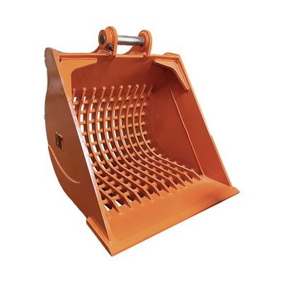 Export high quality skeleton bucket for 21-24 ton machines that can filter sand and stones,the size can be changed.