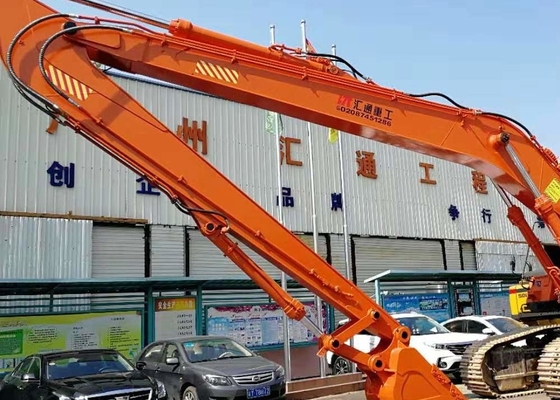 The long reach boom of the 6-8T excavator is sold, the counterweight is 1.5T, the boom is 5.5m and the arm is 4.5m.