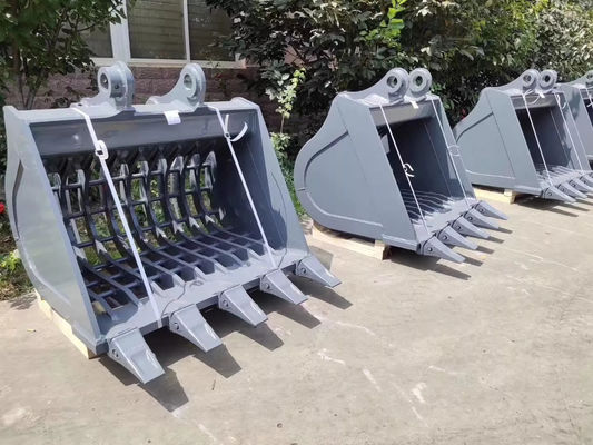 Custom Excavator Skeleton Bucket 6-10ton Excavator 0.4m³ PC60 PC100 CAT70 for Digger Rock Screening Work