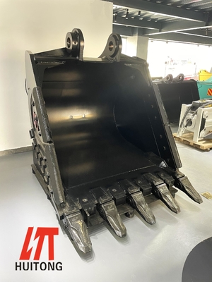 Large Capacity 1.5cbm Heavy Duty Excavator Bucket Q355B Steel Alloy