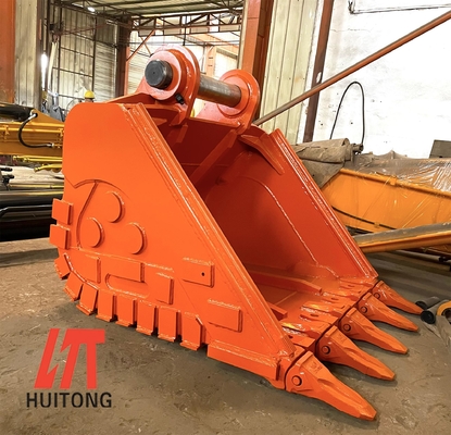 The heavy duty bucket of the 36-ton machine is exported, made of Q355, with high quality and excellent technology.