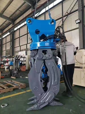 NM400 Excavator Rotating Grapple For 5-20 Tons Komatsu PC160 PC200