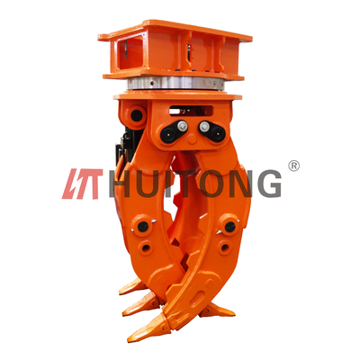 Hyundai R60 R120 Excavator Hydraulic Grapple Mini Timber Grab