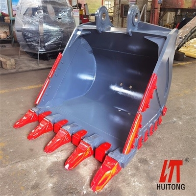 2.2m3 Capacity Q355B Steel Rock Bucket For PC Excavator