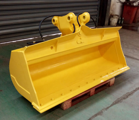 2400mm Width Hydraulic Tilt Bucket  Black Water Carry Big Volume