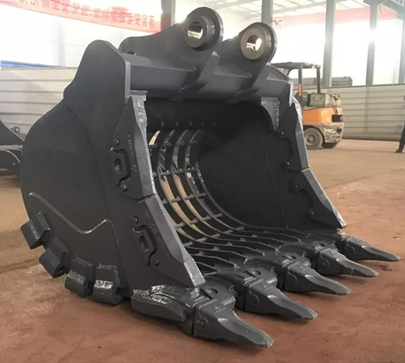 Customizable Heavy Duty Excavator Skeleton Bucket For Ditching  Cleaning Sieving Garbing