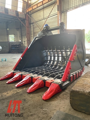 Heavy equipment parts sieve bucket for 78-100 inch skeleton excavator bucket excavator screening bucket