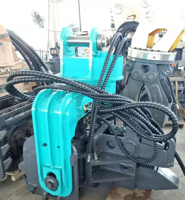 High Level Vibratory Pile Hammer For 15-18 Ton Machines Simple Excavator Connection