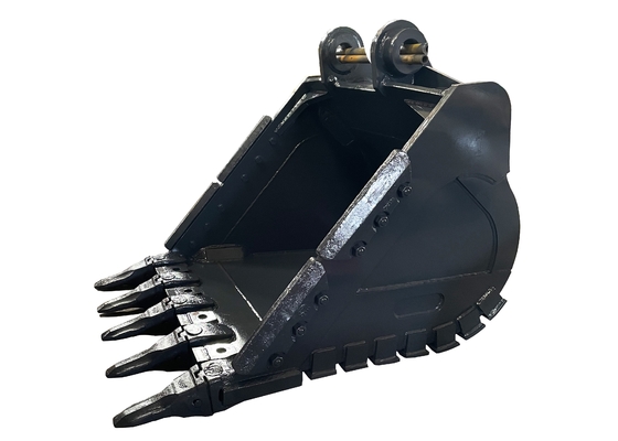 Durability Tungsten Teeth Excavator Bucket Q355B Hardox550 0.25-4.3cbm Capacity