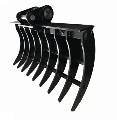 Huitong sells OEM 45 ton excavator attachment root rake with good after-sales service for all excavator rakes.