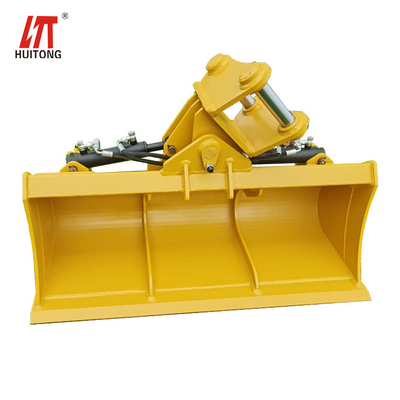 Customized Opening Steel Tilt Bucket 0.1-0.75 CBM Capacity For Excavators