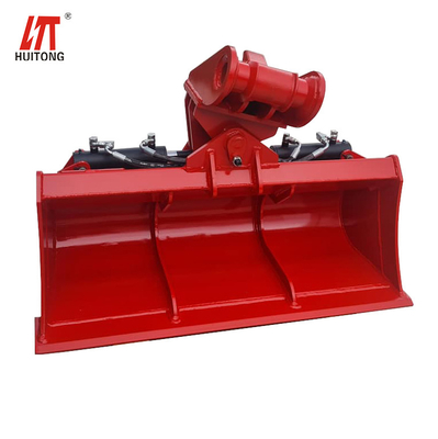 Excavator Tilt Buckets Customize 800-1500mm Opening 0.1-0.75 CBM Capacity