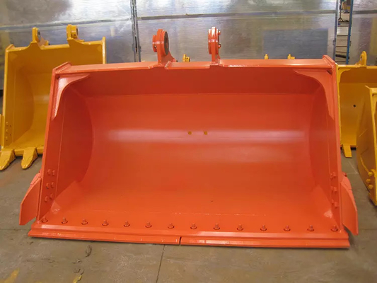 Versatile Trenching Digger Bucket Yellow / Black For Different Construction Sites