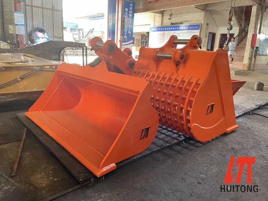 15-20 Tons Excavator Tilt Bucket Two Cylinder For PC150 PC160 PC200