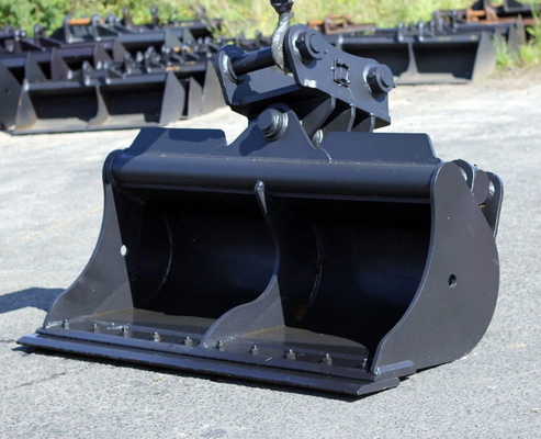 HUITONG Excavator Attachment Tilt Bucket Excavator Mud Tilting Ditching Bucket 10 20 Ton Tilt Bucket