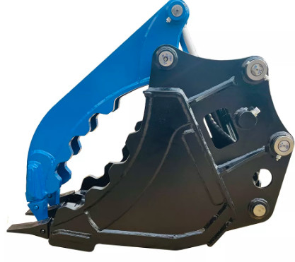 0.25  Cubic Meters Excavator Thumb Bucket Combination Hydraulic Grab