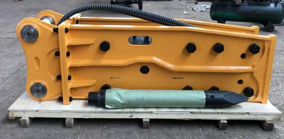 Silenced Type 140mm Chisel Hydraulic Breaker For 20T Excavator