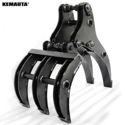 Entire Jaw Structure Mechanical Grapple For 10 20 30 Tons Excavator