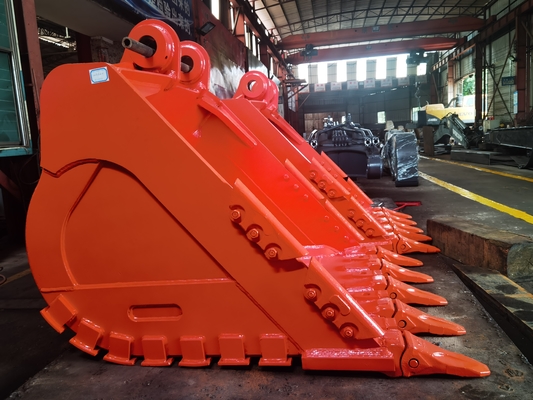 0.1cbm 48 Inch Wide Excavator Rock Bucket Q355B Material